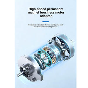 Pompe à eau solaire à haut débit <span class=keywords><strong>avec</strong></span> moteur CC sans balais, surpresseur submersible pour l'irrigation agricole - Product Image 4