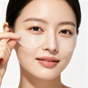Masque enveloppant bio-collagène végétalien personnalisé aux herbes, patchs hydrogel anti-cernes et anti-poches sous les yeux pour peaux sèches - Product Image 5