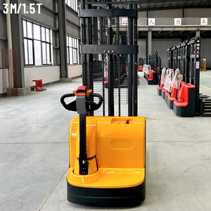 Montacargas Eléctrico Portátil Pequeño de 1 Tonelada, 2 Toneladas, Apilador Manual, Apilador AGV, Montacargas Eléctrico de 1.5 Toneladas con Batería - Product Image 3