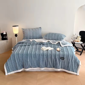 Trang Trí Nội Thất Sang Trọng Giả Thỏ Lông Chăn Fluffy Mềm Dày Sang Trọng Ấm Áp Fluffy Chăn Cho Mùa Đông Giường - Product Image 3