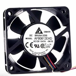 Delta AFB0612EHD 12V 0.47A 60mm Brushless Cooling Fan <b>For</b> <b>Computer</b> <b>Case</b> - Product Image 1