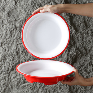 Bandeja de Servicio Mimo con Tapa de 28 cm para Hostelería, Ideal para Platos Fritos, Estofados, Tofu, Pollo, Cangrejos de Río, Color Sólido - Product Image 2