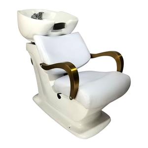 Half-reclining hair washing bed <b>salon</b> hairdressing <b>salon</b> water flushing bed sitting-style comfortable hair washing chair - Product Image 5