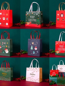 Sacs cadeaux et sacs à fermeture éclair en <span class=keywords><strong>papier</strong></span> PE personnalisés avec logo d'entreprise, faible MOQ, pour emballage alimentaire et de Noël, impression par gravure - Product Image 5