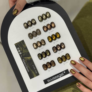 Набор гель-лаков «Кошачий глаз» (24, 20, 16, 10 цветов), красный, голографический, акриловый, с демонстрационной картой, снимаемый, сияющий, для ногтей - Product Image 5