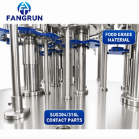 Machine de remplissage et de bouchage automatique CE pour bouteilles PET et en verre d'eau potable pure et minérale, livraison rapide
