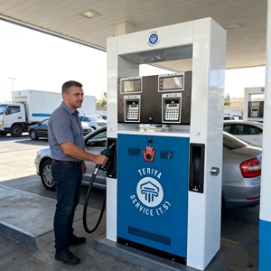 공장 직영 OEM 소형 이동식 주유기 휴대용 이동식 주유기 디스플레이 포함 오일링 머신 2구 노즐 - Product Image 2