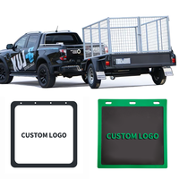 Garde-boue de remorque en PVC et caoutchouc personnalisable 24x24 pouces pour accessoires de camion