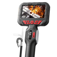 Endoscope industriel portable rigide 4,3 pouces 1080HD pour inspection et diagnostic de canalisations d'égout, caméra de réparation et de test 6 mm