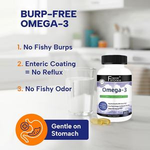 Suplemento de Omega 3 de Alta Calidad, 60 Cápsulas Blandas, Extracto para Mejorar el Estado de Ánimo, Apoyo para la Salud del Corazón, Cerebro, Ojos e Inmunidad para Adultos - Product Image 6