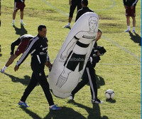 Mannequins d'entraînement de football gonflables en PVC de 1.75m Mannequin d'entraînement de football factice de gardien de sport de football