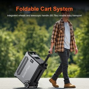 Fabrieksgroothandel Draagbare 2400W/2500W/3600W Hybride Omvormer Energie Centrale 3840Wh Zonnegenerator UPS MPPT RV Poort Auto - Product Image 4