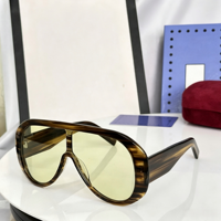 Lunettes de soleil aviateur vintage unisexe, monture intégrale, verres dégradés vert léopard, forme carrée surdimensionnée, tendance, protection UV400, pour l'extérieur