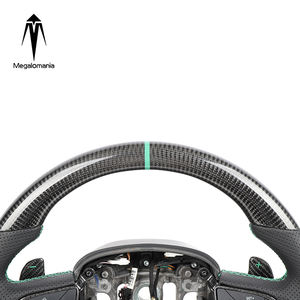 Volante de fibra de carbono de velocidad de carreras LED para Dodge Charger Challenger <span class=keywords><strong>SRT</strong></span> 2015 + - Product Image 3