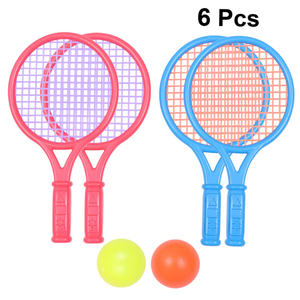 Ngoài Trời Đồ Chơi Phù Hợp Với Trẻ Em Thể Thao Thiết Lập Racquet Set Bãi Biển Đào Tạo Bóng Cầu Lông Tennis Racket Set - Product Image 6