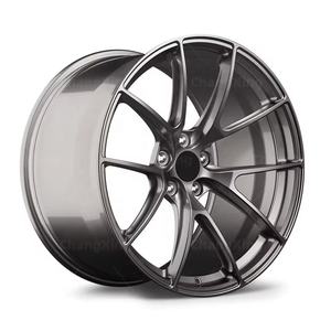 Jantes personnalisées 114,3 X 5 VS-5RSE Racing Wheel, jante forgée monobloc, finition argent brossé, pour modèles 18-21, déport pour E92 E93 M3 M4 M5 - Product Image 3