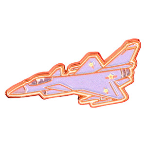 Broche de esmalte Linksys con diseño de avión, pin de solapa de aleación, insignia conmemorativa de aviación con logotipo personalizado, regalo de empresa - Product Image 4