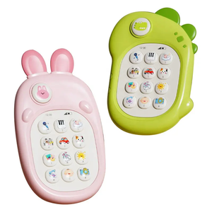 Téléphone portable éducation précoce enfants dessin animé Simulation téléphone portable musique histoire téléphone jouet éducatif - Product Image 1