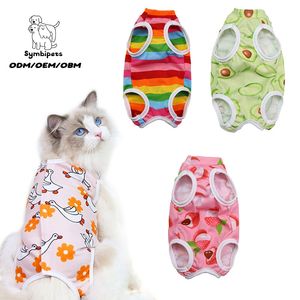 Vêtements pour animaux de compagnie en polyester sans manches, combinaison de récupération professionnelle pour chiens et chats après une opération, vêtements de récupération post-opératoire respirants pour animaux de compagnie - Product Image 1