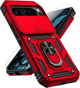 Fundas para Teléfono Móvil con Anillo Metálico y Soporte para Google Pixel 10 9 Pro XL Pixel 10 9 8 7 6 Pro 9A <span class=keywords><strong>8A</strong></span> 7A, Fundas Resistentes a Golpes de TPU - Product Image 1