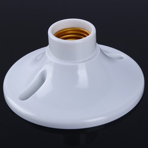 Soporte de bombilla LED E27, enchufe cuadrado redondo con interruptor de enchufe de ee. Uu., Base E27 para hogar 6A 110V-220V - Product Image 5