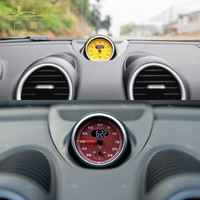 Konsol jam Speedometer, untuk Porsche 2016-2023 718 Cayman Boxster Tuning dasbor listrik dalam warna hitam merah putih kuning"