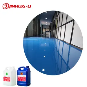 100% solid solvent free adhesive clear liquid epoxy resin for home, garage, basement, bathroom,interior living space