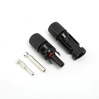 Sistema de Energía Solar IP67 para Conector CC de 2-8 Pines, Macho/Hembra, 1000V 50A, Cobre, Impermeable