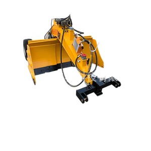 Niveladora Hidráulica Extensible de Viga Curva para Nivelación de Terrenos de Alta Precisión, Color Amarillo - Product Image 1