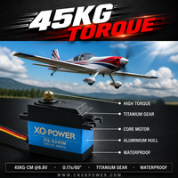 Servomoteur numérique 45KG à couple élevé, engrenage en titane, moteur étanche 6.8V pour voiture RC, avion RC, vente en gros OEM XQ-POWER S3240M
