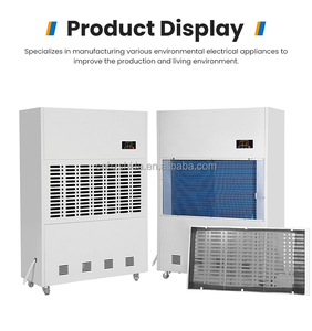 Máquina de secado de aire deshumidificador industrial de 720L por día para almacén de sótano de invernadero - Product Image 3