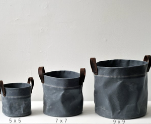 Couvercle de panier pour plantes en toile cirée d'intérieur, conteneur de stockage, panier à jouets, sac à fleurs - Product Image 6