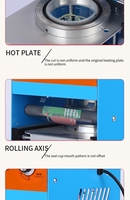 Scelleuse manuelle numérique pour gobelets à thé au lait, machine de scellage automatique pour gobelets extra petits, boissons, cartons, film, moteur de thé Boba