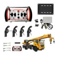 Télécommande radio sans fil pour grue hydraulique 12V 24V longue portée avec 4, 5, 6, 7 ou 8 joysticks
