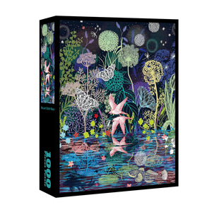 ตัวต่อจิ๊กซอว์ 1000 ชิ้น จาก Source Puzzle Factory รุ่น Sparkling Secret Realm สำหรับผู้ใหญ่ แบบแผ่นเรียบ มุมเหลี่ยม ทำจากกระดาษการ์ดสีเทา - Product Image 5