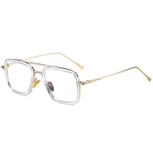 Nuovi Occhiali Unisex alla <span class=keywords><strong>Moda</strong></span> 2022 con Montatura Quadrata, Lenti Polarizzate Anti-Luce Blu in PC+Metallo, Adattabili a Lenti Graduate - Product Image 5