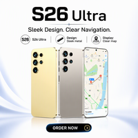 Nouveau Smartphone Original S26 Ultra 5G Core 7,3 Pouces 4K LED 120Hz 16Go+1To LTE CDMA Double SIM Android Débloqué 4G 5G