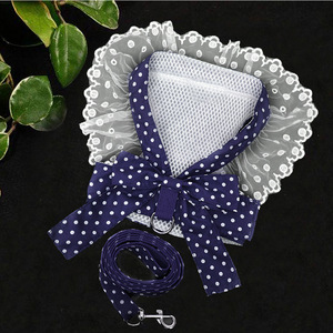 Korean Japanese Bowknot Dog <strong>Harness</strong> With Leash for Small Medium Dogs <strong>Cats</strong> Pet Clothes Accessories - Product Image 4