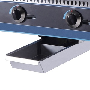 American Style Commercial Kitchen Equipment 12 Inch <b>Grill</b> Stove Gas Griddle Cooker <b>Teppanyaki</b> Commercial Gas Griddle - Product Image 4
