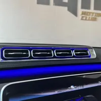 ZYCELA 64 Warna Benz S-Class W223 Bahan ABS+PC 12V Ventilasi Udara LED Tweeter Putar Instrumen LED Kualitas Tinggi Mudah Dipasang