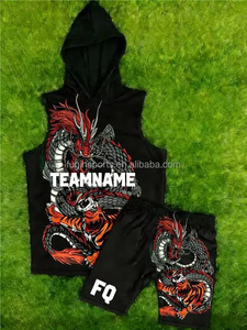 FQ Custom Ice Creammm Design Faith Cross 7 on 7 Ensemble de football américain 7v7 pour enfants, comprenant un sweat à capuche sans manches imprimé à compression et un design Faith Cross 7 on 7 - Product Image 5