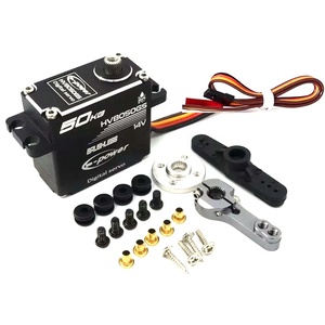 E-Power <span class=keywords><strong>RC</strong></span> <span class=keywords><strong>Servo</strong></span> 45KG 60KG Metal impermeable sin escobillas <span class=keywords><strong>Servo</strong></span> HB7545GS HV8060GS para <span class=keywords><strong>RC</strong></span> 1/10 1/8 coche Axial SCX10 <span class=keywords><strong>RC</strong></span> Coche - Product Image 1