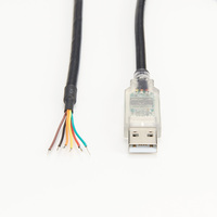 Cable USB a TTL-232RG-VREG 3V3-WE Feanteek, Cable USB 2.0 Blindado de PVC con Cable Serial UART para Computadora