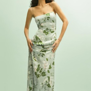 Vestido camisero con patrón de cuadros de tela para mujer estilo occidental, con cuello y mangas con volantes vestidos/ - Product Image 1