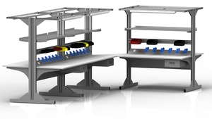 LN-HFW Esd Heavy Duty Industrial Workbench Modernes Design Metall Eisen Arbeitstisch für SMT EMS Elektronischer Arbeitstisch - Product Image 3