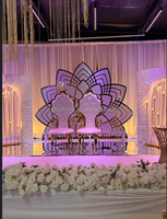 Alfombra de Espejo para Pasillo, Decoración de Alta Calidad y Elegante para el Suelo del Pasillo, Decoración para Bodas