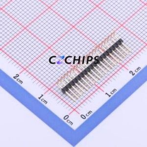 X1311WR-19J-C26D40 Pin Header SMD,P=1.27mm Connector ( Pin Structure: 2x19P )( Pitch: 1.27mm )( Row Spacing: 1.27mm ) - Product Image 2