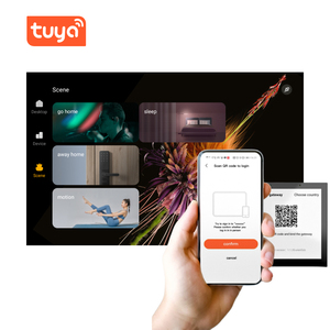 Tuya Zigbee <span class=keywords><strong>Android</strong></span> WiFi duvar montaj akıllı ev kontrol paneli anahtarı 8 "dokunmatik ekran <span class=keywords><strong>Bluetooth</strong></span> RJ45 USB 5G oteller için Flip - Product Image 2