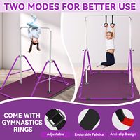 Barre de traction réglable pour enfants pour la maison Ese - Entraîneur de fitness pour enfants à domicile avec tapis de yoga antidérapant