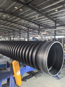 Tuyau Krah en PEHD renforcé de grand diamètre SN12.5 SN8 SN10 haute pression pour eaux usées et drainage - Product Image 3